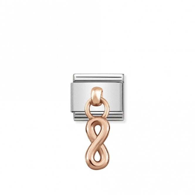 Classic Rose Gold Infinity Love & Hearts Charms
