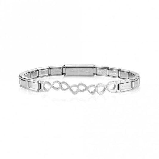 Trendsetter Steel Infinity Loop Bracelet