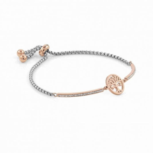 Milleluci Tree of Life Bracelet in Rose Gold with CZ