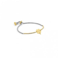 Milleluci Four-Leaf Clover Bracelet in Gold with CZ