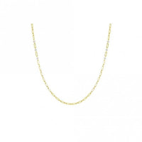 Chains Of Style Long Necklace in Gold Steel and CZ