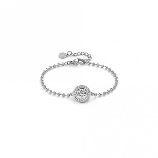 Soffio D'amore Tree of Life Bracelet in Silver with CZ