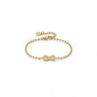 Soffio D'amore Infinite Bracelets in Gold with CZ