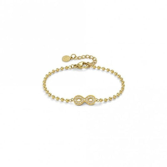 Soffio D'amore Infinite Bracelets in Gold with CZ