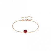 SweetRock Sparkling Love Heart Rose Gold and CZ Bracelet