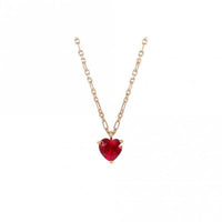 SweetRock Sparkling Love Rose Gold and CZ Necklace