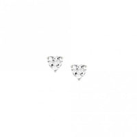 SweetRock Sparkling Love Silver and CZ Earrings