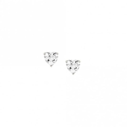 SweetRock Sparkling Love Silver and CZ Earrings