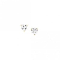 SweetRock Sparkling Love Gold and CZ Earrings