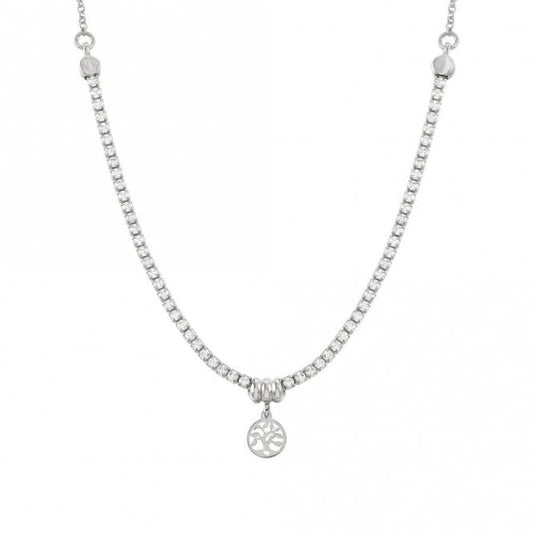 Nomination Chic & Charm Tree Of Life Necklace in Silver with CZ