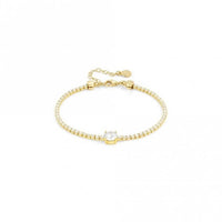 Chic & Charm Joyful Gold & Central CZ Bracelet
