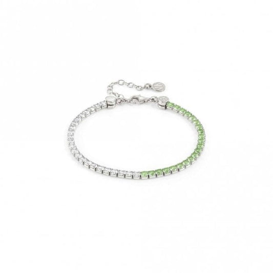 Nomination Chic & Charm Joyful Silver White & Green CZ Bracelet