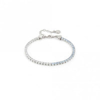 Chic & Charm Joyful Silver White & Light Blue CZ Bracelet