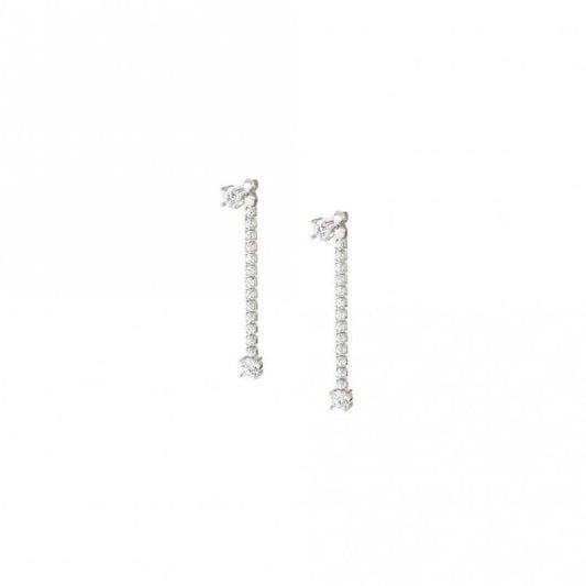 Nomination Chic & Charm Joyful Silver & CZ Pendant Drop Earrings