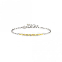 Lovelight Silver and Yellow CZ Bracelet