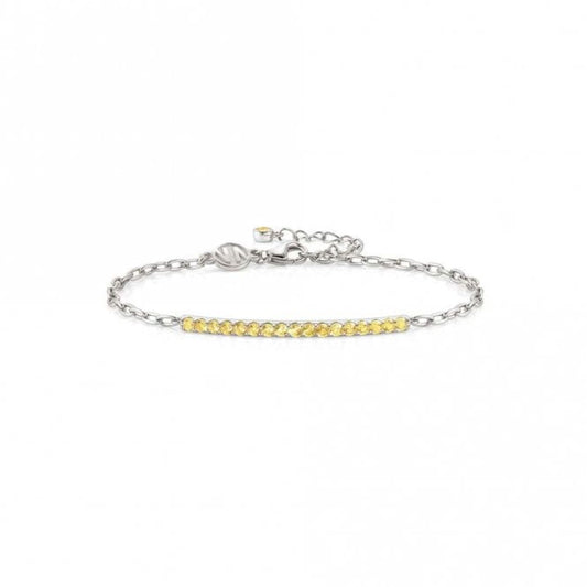 Lovelight Silver and Yellow CZ Bracelet