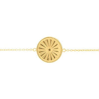 Everything I Need Disc Bracelet in Gold