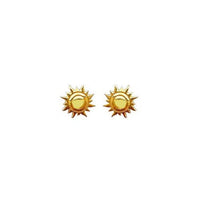 Sun Earrings in Gold