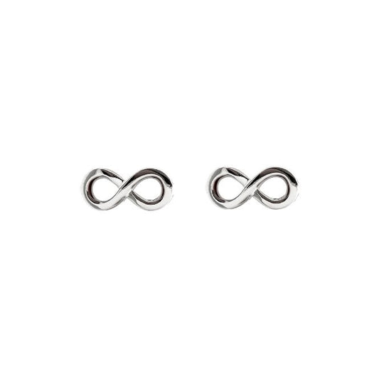 Sister Infinity Earrings in Sterling Silver