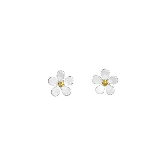Thank You Daisy Earrings in Sterling Silver