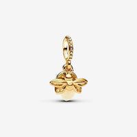 Gold Glow-in-the-dark Firefly Dangle Charms