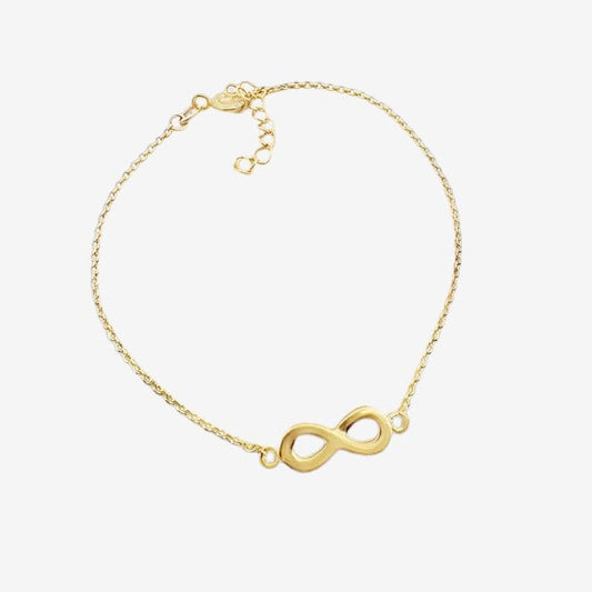 Gold Infinity Loop Bracelet