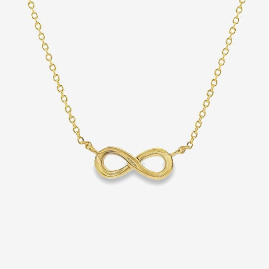 Gold Infinity Loop Necklace