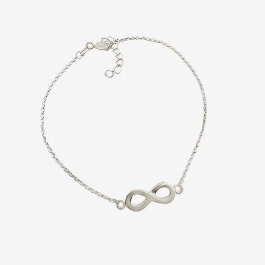 Silver Infinity Loop Bracelet