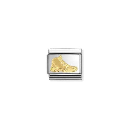 Classic Gold Hiking Shoe Sports & Hobbies Charms