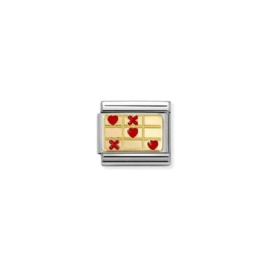 Classic Gold and Enamel Red Love Wins Love & Hearts Charms