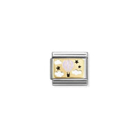 Classic Gold and Enamel Pink Hot Air Balloon Friends & Family Charms