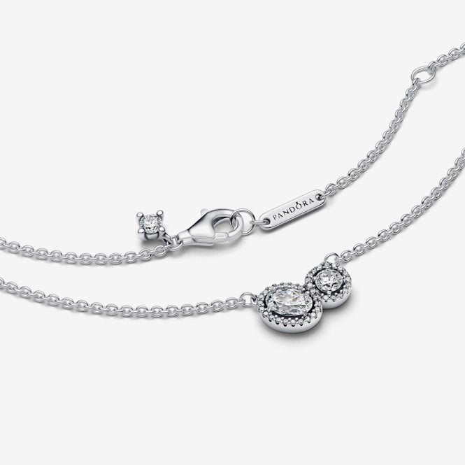 Embracing Halo Necklace, 45cm