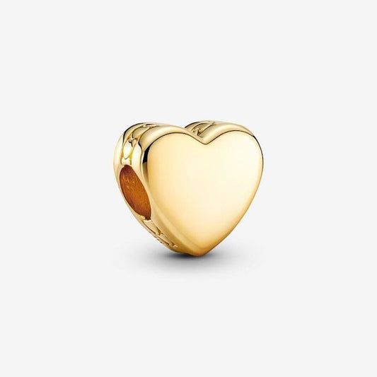 Engravable Gold Heart Charms