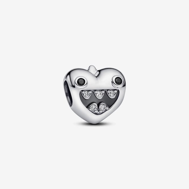 Mum's Little Monsters Heart Charms