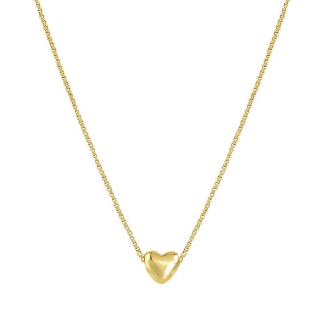 Armonica Heart Necklace in Gold