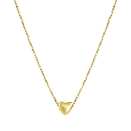 Armonica Heart Necklace in Gold