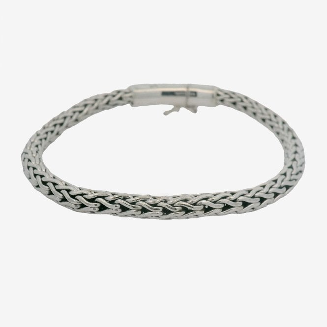 Silver Ornate Bracelet, 22cm