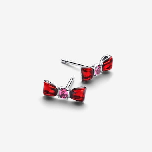 Disney Snow White Bow Stud Earrings