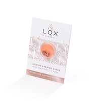 Lox Rose Gold Tone Secure Earring Backs - 2 pairs