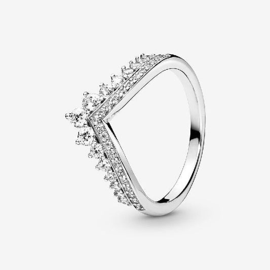 Princess Wishbone Ring, Size 46