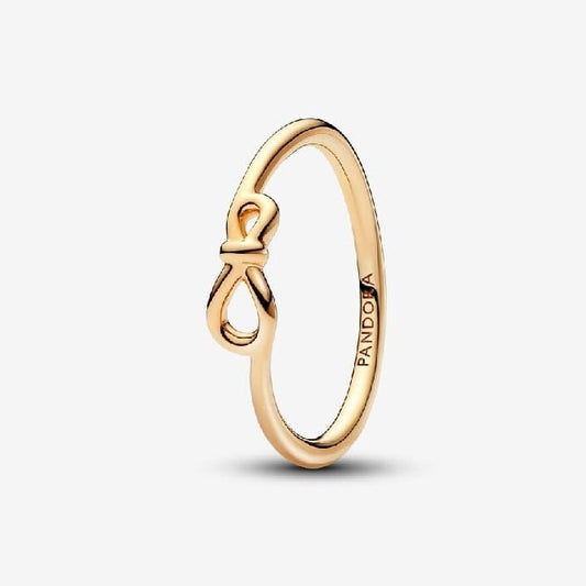 Gold Infinity Knot Ring, Size 48