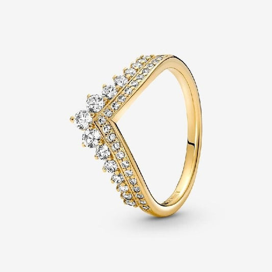 Gold Timeless Wish Tiara Ring, Size 64