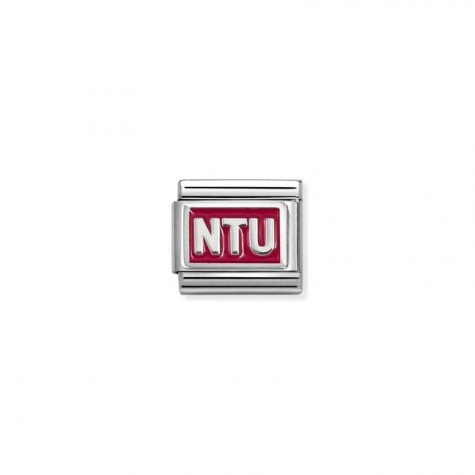 Classic Silver and Enamel Red NTU Graduation Charms