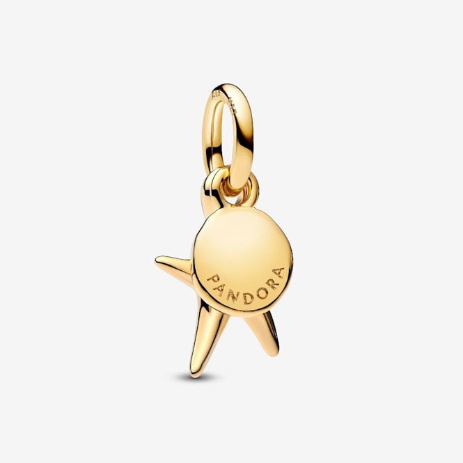 Gold Starfish Double Dangle Charms