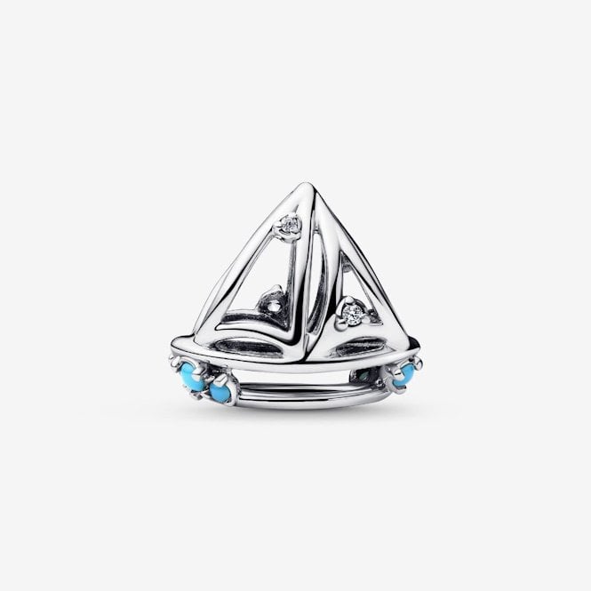 Turquoise Sailboat Charms