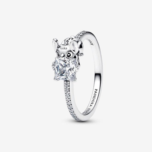 Disney Stitch & Stone Ring, Size 56