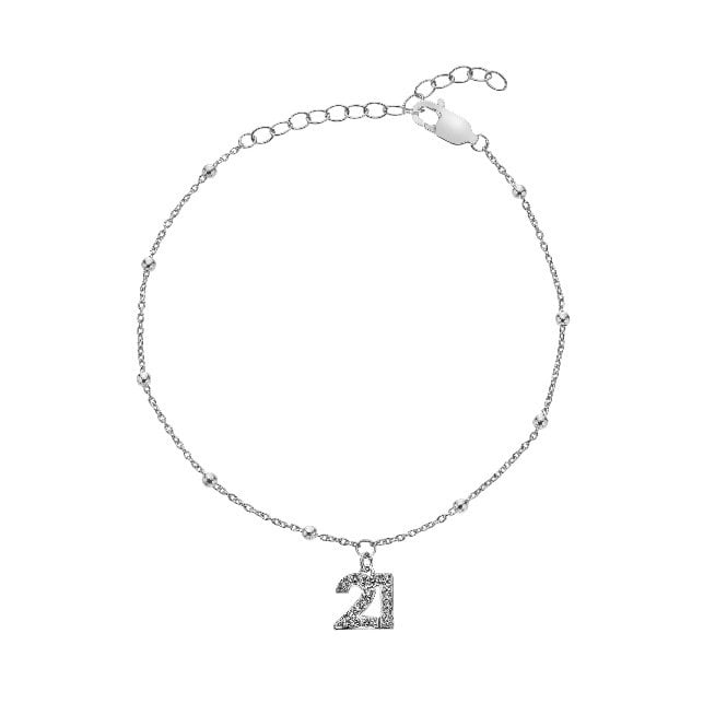 Silver Whisper 21st Birthday Bracelet