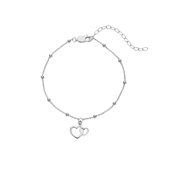 Silver Whisper Mother and Daughter Bracelet