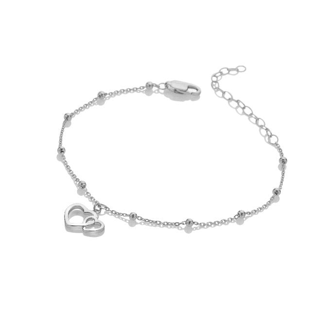 Silver Whisper Sister Bracelet