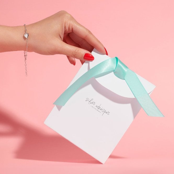 Silver Whisper 40th Birthday Bracelet